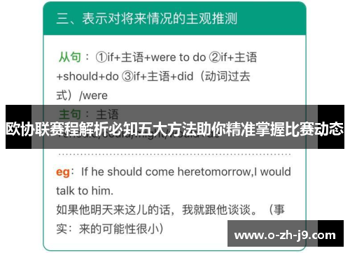 欧协联赛程解析必知五大方法助你精准掌握比赛动态 欧协联赛程解析必知五大方法助你精准掌握比赛动态